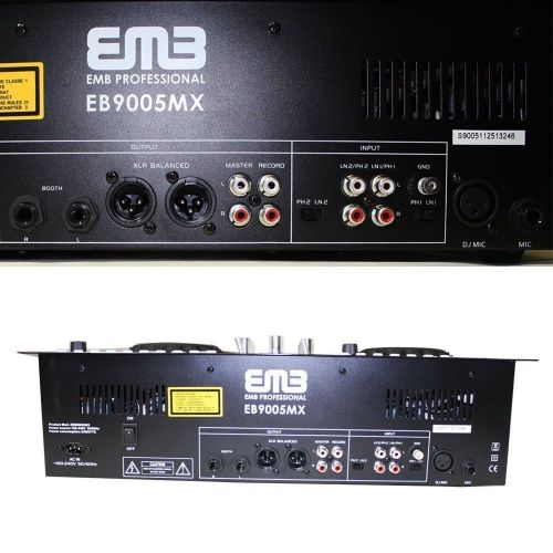  EMB Professional DUAL USBMP3 Mixer EB9005mx