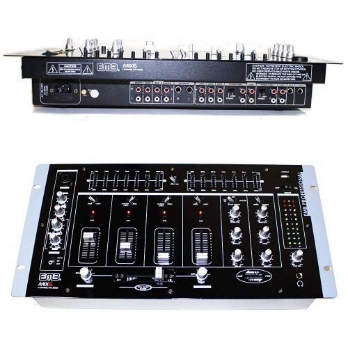  EMB MIX6 19 Rack Mount 4 Channel Professional Mixer wDual 7 Band Graphic EQ and more!