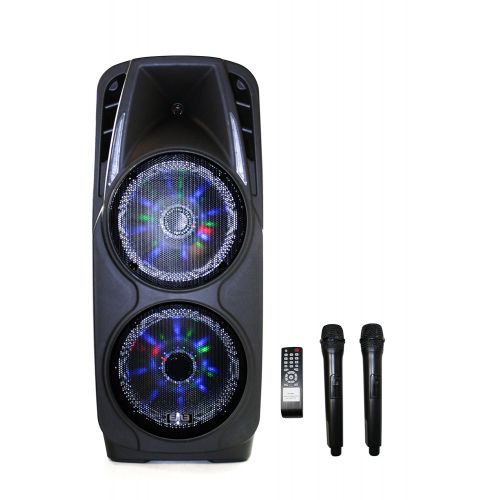  EMB PKL5000 + Speaker 7 Hours Rechargeable Speaker System Built-in BluetoothSDMMCUSB2x Wireless Microphone