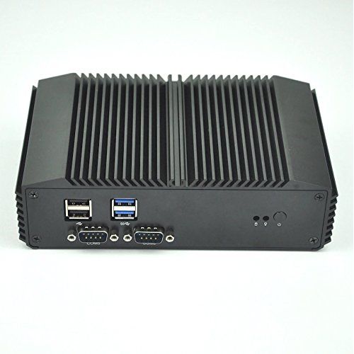  EMB Barebone system intel i5 4200U processor Palm size Fanless industrial mini pc barebone with 6 com port 2x HDMI, 2 x Lan port