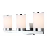 EMBATHER Hugo Modern 3-Light Vanity Light - Chrome Accent