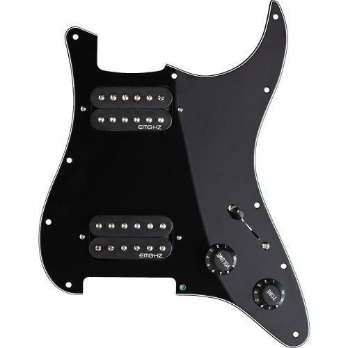  EMG ST-12 SRO Dual Humbucker Prewired Pickguard Black