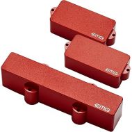 EMG PJ Active Bass Guitar Pickup Set, Red