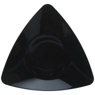 EMI Yoshi Koyal Triangles Luncheon Plates, Black, Set of 10