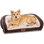 [아마존 핫딜] [아마존핫딜]EMME Pet Bed Sofa-Style Orthopedic Dog Beds Removable Cover Ultra Plush Deluxe Couch for Large Dogs