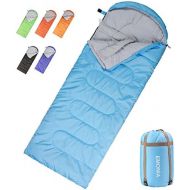 [아마존 핫딜]  [아마존핫딜]EMONIA Emonia Camping Sleeping Bag, 3 Season Waterproof Outdoor Hiking Backpacking Sleeping Bag Perfect for Traveling,Lightweight Portable Envelope Sleeping Bags for Adults,Kids,Girls and