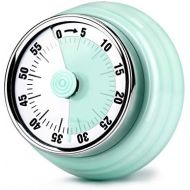 [아마존베스트]E-More Kitchen Timer, 60 Minutes Mechanical Magnetic No Battery Required Countdown Timer Kitchen Clock with 72dB Alarm Sound Green