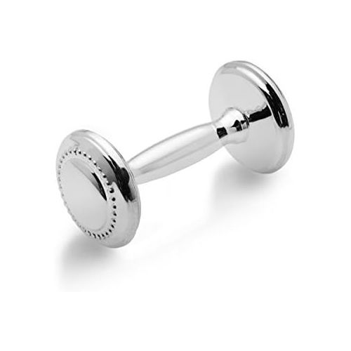  [아마존베스트]EMPIRE Beaded Dumbbell Sterling Rattle