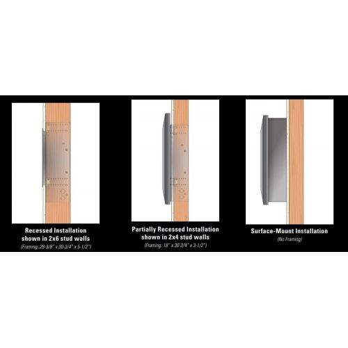  Empire Boulevard SL Vent-Free Linear Fireplace, IP with Wall Switch, 14,000 Btu (VFSL30FP70N)