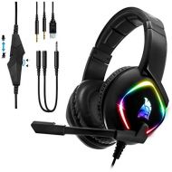 [아마존베스트]EMPIRE GAMING - Dark Rainbow G-HD10 Gaming Headset - Cross-Platform - High-Definition Stereo - Omnidirectional Microphone - Compatible with PS4, Xbox One, Smartphones, Tablets, PC