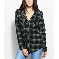 EMPYRE Empyre Jai Olive Hooded Flannel Shirt