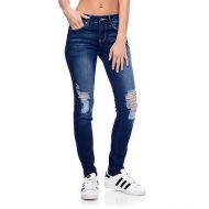 EMPYRE Empyre Tessa Dark Wash Lido Distressed Skinny Jeans