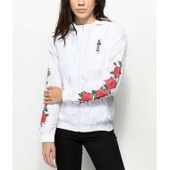 EMPYRE Empyre Keana Rose White Windbreaker Jacket