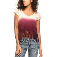 EMPYRE Empyre Fakie Burgundy Ombre Crop Top