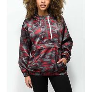 EMPYRE Empyre Anwen Camo Pullover Lined Windbreaker Jacket
