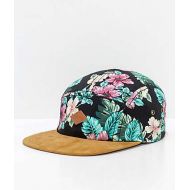 EMPYRE Empyre Luana Black Floral Strapback Hat