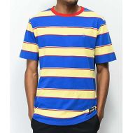 EMPYRE Empyre Skrrt Striped Blue & Yellow T-Shirt