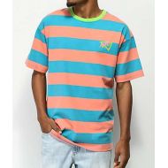 EMPYRE Empyre Dude Pink & Blue Striped T-Shirt