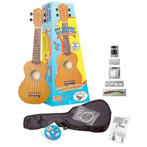  Emedia},description:The eMedia My Ukulele Beginner Pack comes with a great kids ukulele plus a DVD of four kids ukulele lessons created by the “King of the Ukulele,” Ralph Shaw.nnK