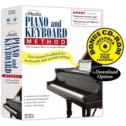  EMedia eMedia Piano and Keyboard Method v3 - Amazon Exclusive Edition with 150+ Additional Lessons