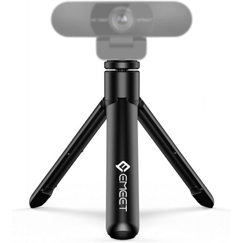  Webcam?Tripod, eMeet Professional Webcam Mini Tripod, Portable & Lightweight, Adjustable Height from 5.7-12.2 in, Stable Use, Universal Compatible for Most Webcams/Phones/GoPros/Mi