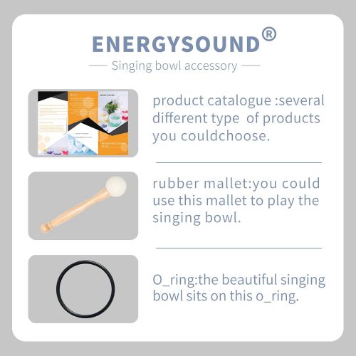  ENERGYSOUND Frosted B Note Crown Chakra Quartz Crystal Singing Bowl 8 inch mallet and o-ring included명상종 싱잉볼