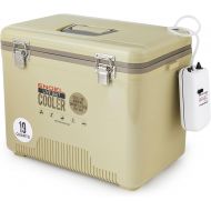 ENGEL Tan Live Bait Drybox/Cooler with 2 Speed Aerator Pump
