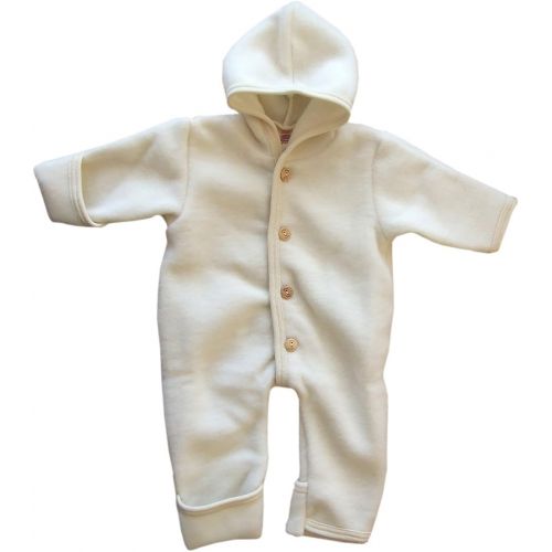  Engel Merino Wool Organic Fleece Baby Newborn Romper Hooded Footed