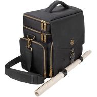 ENHANCE Travel Bag for DND, Bag Compatible with Dungeons and Dragons, Battle Mat Holder, Dice Pockets and Accessories, Carry 4-8 Books