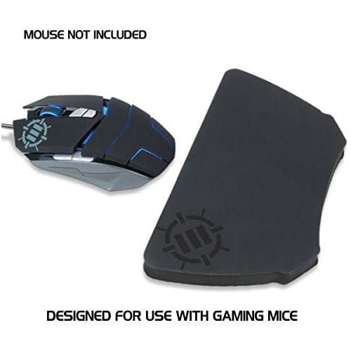  ENHANCE Gaming Mouse Wrist Rest - Firm Wrist Pad for PC Gamers and Esports Professionals with Ergonomic Support, Non-Slip Rubber Backing, Anti-Fray Design - Great for Gaming or Off