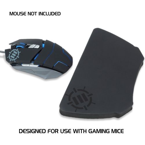  ENHANCE Gaming Mouse Wrist Rest - Firm Wrist Pad for PC Gamers and Esports Professionals with Ergonomic Support, Non-Slip Rubber Backing, Anti-Fray Design - Great for Gaming or Off