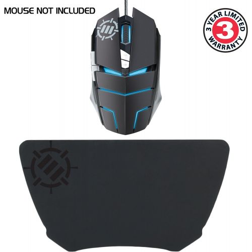  ENHANCE Gaming Mouse Wrist Rest - Firm Wrist Pad for PC Gamers and Esports Professionals with Ergonomic Support, Non-Slip Rubber Backing, Anti-Fray Design - Great for Gaming or Off