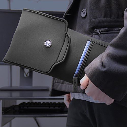  ENHANCE Keyboard Sleeve Travel Case for Full-Size Mechanical and Standard Gaming Esports Keyboards (up to 18 Inches) - Rugged Neoprene Construction, Zipper Mouse Storage and Cable