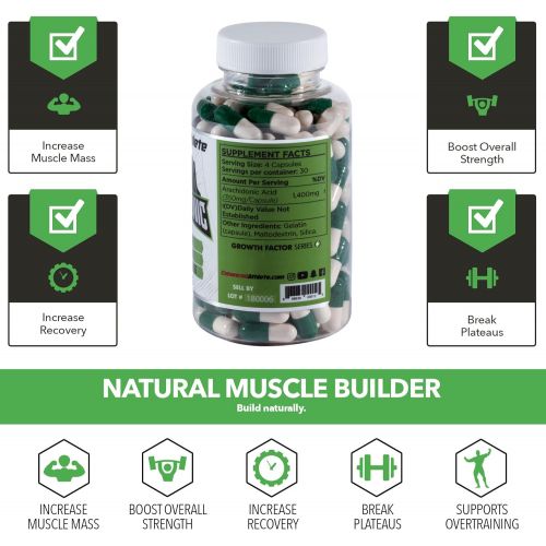  ENHANCEDATHLETE .COM Enhanced Athlete Arachidonic Acid - Muscle and Strength Booster - Preserve Muscle and Boost Protein Synthesis - 350mg x 120 Capsules