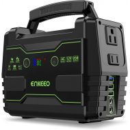 [아마존 핫딜]  [아마존핫딜]ENKEEO Portable Power Station 155Wh Lithium Battery Supply with AC DC QC3.0 USB Ports, Solar Electric Generator for Camping Travel Home Emergency, 100W Devices Supported