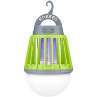 [아마존 핫딜]  [아마존핫딜]ENKEEO 2-in-1 Camping Lantern Bug Zapper Tent Light - Portable IPX6 Waterproof Mosquito Killer LED Lantern with 2000mAh Rechargeable Battery, Retractable Hook, Removable Lampshade