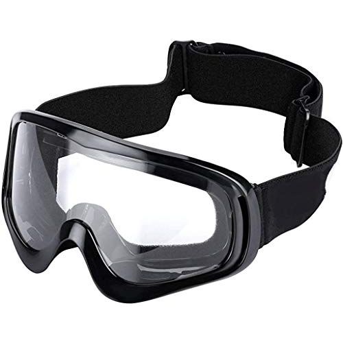  ENKEEO Motorcycle Goggles ATV Dirt Bike Off Road Racing MX Goggles Dust Proof Bendable Eyewear for Cycling Motocross Skiing