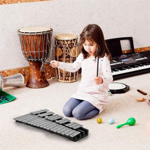  ENNBOM 30 Notes Foldable Glockenspiel Xylophone Vibraphone Percussion Instrument