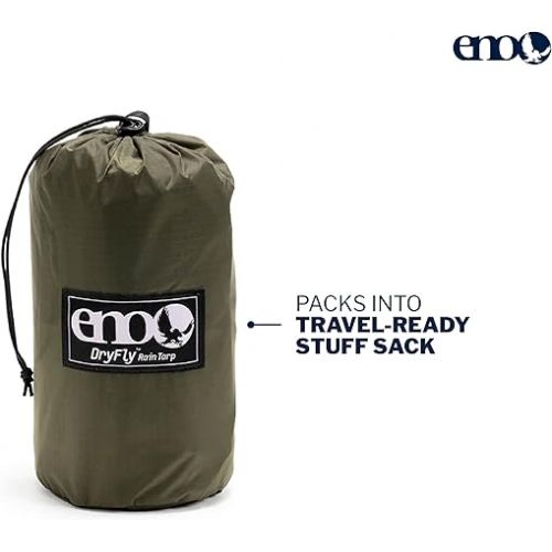  ENO, Eagles Nest Outfitters DryFly Rain Tarp, Ultralight Hammock Accessory