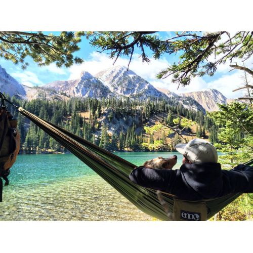  [아마존베스트]ENO - Eagles Nest Outfitters Double Deluxe Hammock, Portable Hammock for Two