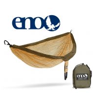ENO - Eagles Nest Outfitters DoubleNest Print Portable Hammock for Two, Woodgrain/Sand