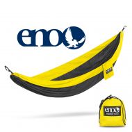 Eagles Nest Outfitters ENO SingleNest Hammock, Portable Hammock for One, Black/Yellow