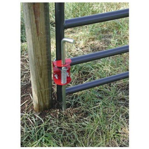  ENTERPRISE GROUPDOMTAR PAPER CO ENTERPRISE GROUPDOMTAR PAPER CO S16100200 RND Tube Gate Anchor, Painted Red, Gate Anchor, For Round Tube Gates 1-34 To 2 Outside Diameter, Holds.., By ENTERPRISE GROUPDOMTAR PAPE