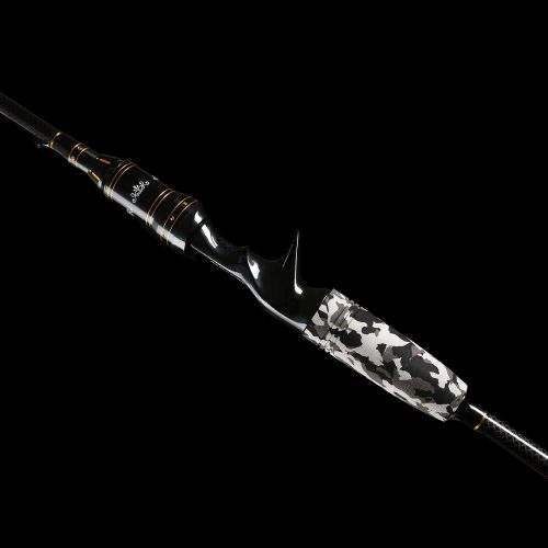  Entsport E Series - Camo Legend 2-Piece 7-Feet Casting Rod 24 Ton Carbon Fiber Baitcasting Fishing Rod with 2 Tips - Medium and Medium Heavy Portable Baitcast Rod Bass Fishing Rod