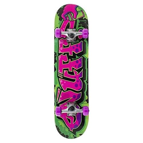  ENUFF Skateboards Mini Skateboard Graffiti groen 7.5 (gratis Tool)