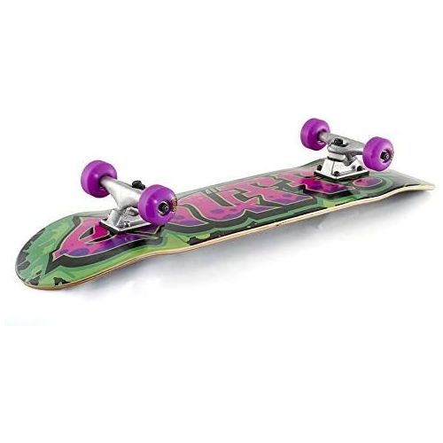  ENUFF Skateboards Mini Skateboard Graffiti groen 7.5 (gratis Tool)