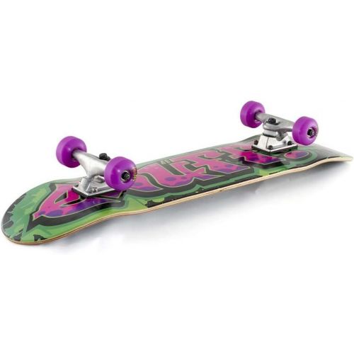 ENUFF Skateboards Mini Skateboard Graffiti groen 7.5 (gratis Tool)