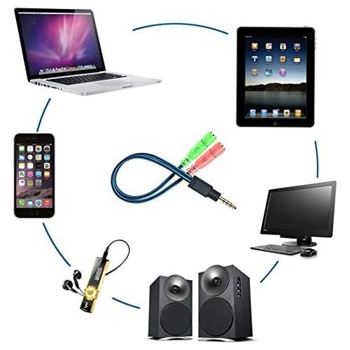  [아마존베스트]ENVEL Combo Audio Jack Y-Adapter (Black)