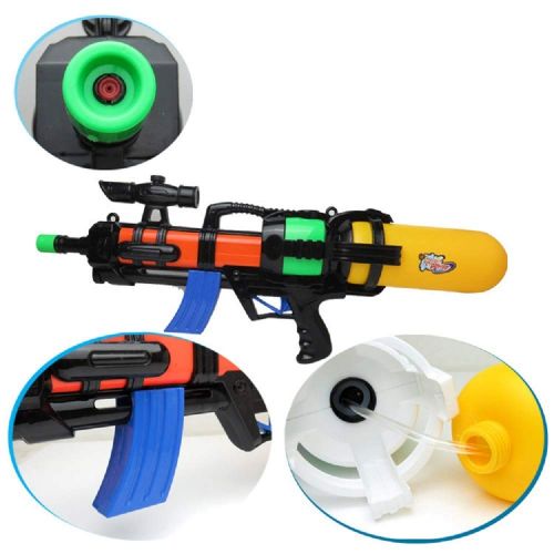  EOIR Childrens Toy Water Gun Pull Type High Pressure and Large Capacity Water Spraying Toy Large Adult Beach Pump Water Shooting Gun Long Range (66 cm) ( Color : Black , Size : L )