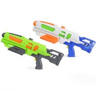 EOIR Beach Toys, Childrens Soaker Water Gun, Pull-Type High-Pressure Air Gun, Summer Water Gun Toy ( Color : White , Size : L )